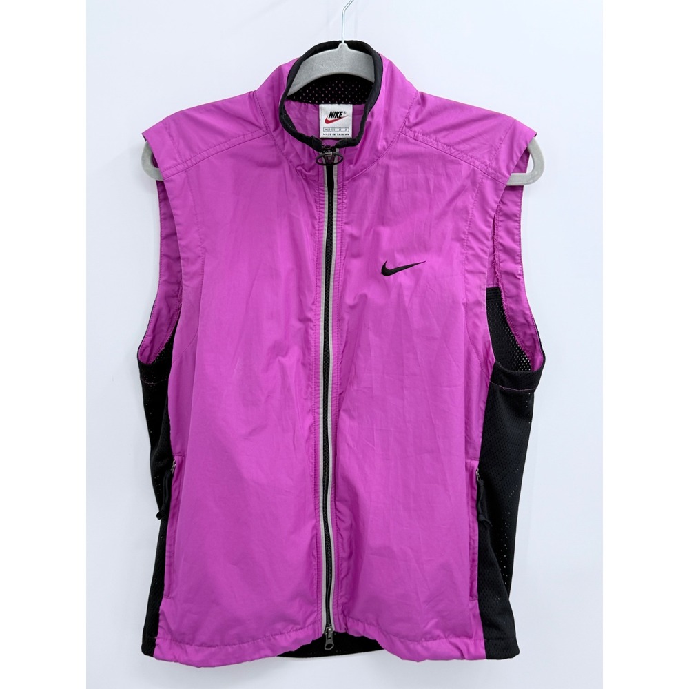 Nike Running Vest Vintage 1997 Women Medium Active Fuchsia Mesh Back Gorpcore